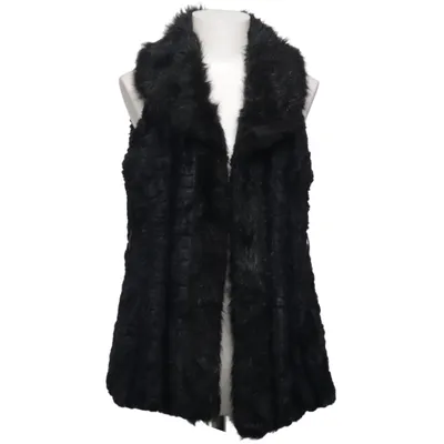 Outer vest (Black) from Foglie Rosse Acrylic, Polyester