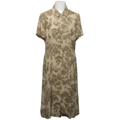 Robe chemise (Beige, Vert) de Halston Polyester