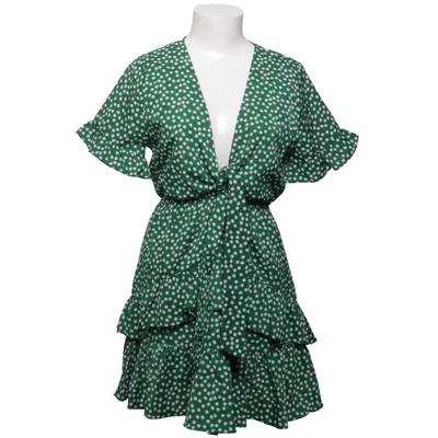 Dress (Green, White) from Holly Polyester, Viscose