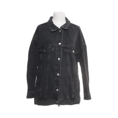Spijkerjas (Zwart) van Mango Denim Katoen