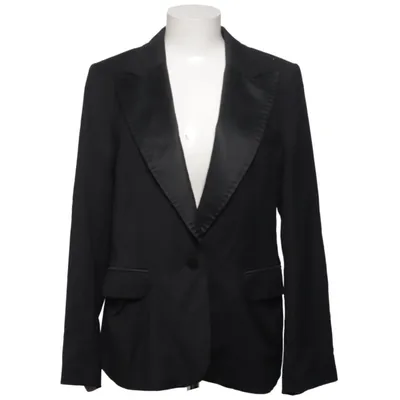 Blazer (Noir) de Stella McCartney for H&M Acétate, Polyamide, Viscose, Laine