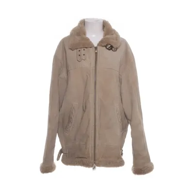 Shearlingjacka (Beige) från Canda Akryl, Skinn, Polyester