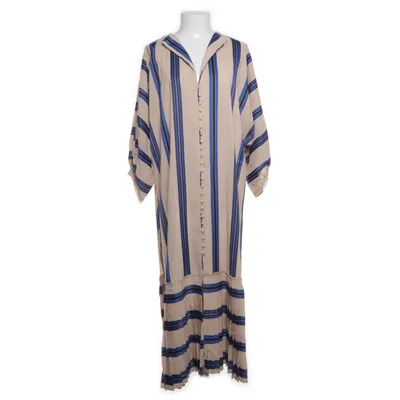 Maxi jurk (Beige, Blauw) van H&M Conscious Collection Exclusive