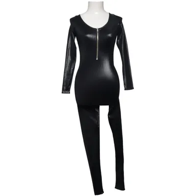 Jumpsuit (Zwart) van Blackmilk Elastaan, Polyamide