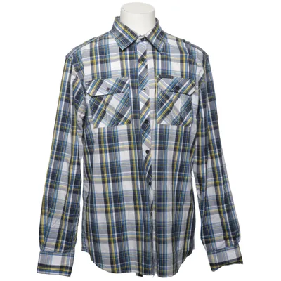 Chemise (Bleu, Blanc, Jaune) de Ecko Unltd Coton