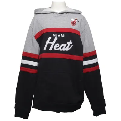 Huvtröja (Svart, Grå, Röd) från Hardwood Classics x Mitchell & Ness Bomull, Polyester
