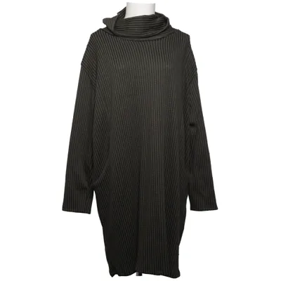 Turtleneck dress (Green, Black) from Position Elastane, Polyester, Viscose