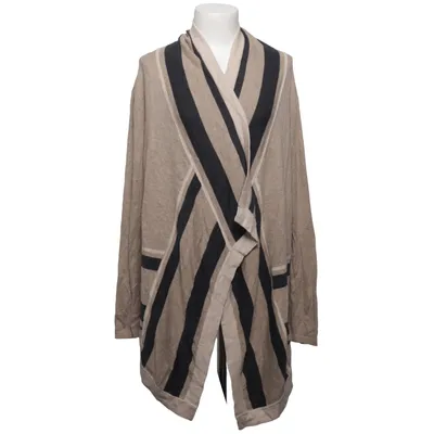 Cardigan (Beige, Noir) de August Silk Coton, Acrylique, Viscose