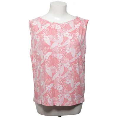 Tank Top (Pink, White) from Flash Woman Elastane, Viscose