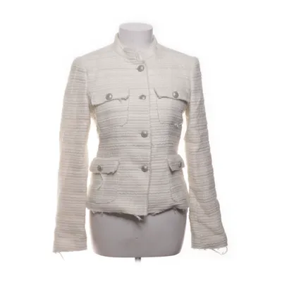 Kavaj (Vit) från Zara Woman Akryl, Polyester, Viskos, Ull