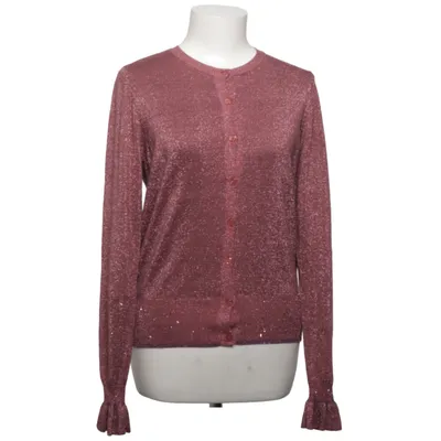 Cardigan (Violet, Or rose) de Soaked in Luxury Fibre métallique, Polyamide, Viscose