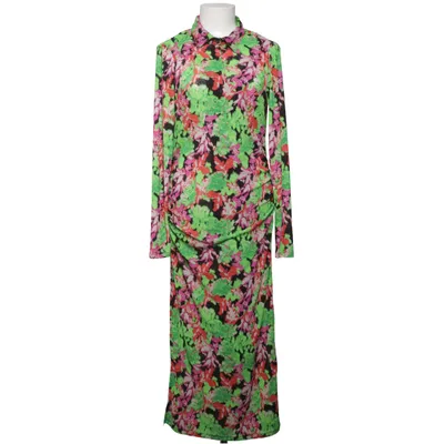 Maxi dress (Green, Multicolored) from Lindex Elastane, Polyester