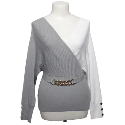 Strickpullover (Grau, Weiß) von Moewy
