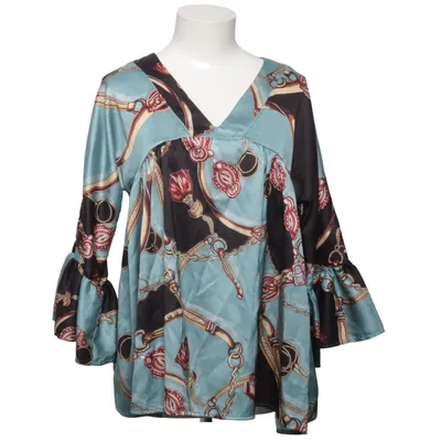 Blouse (Blauw, Zwart, Meerkleurig) van Vicolo Polyester