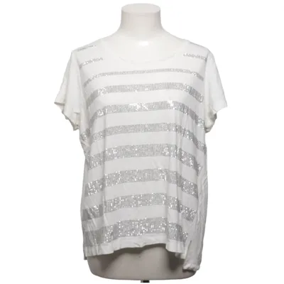 T-shirt (White, Silver) from Flash Woman City Cotton, Viscose