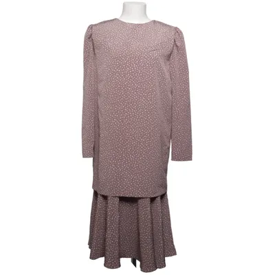 Kjole (Brun, Hvid) fra Gina Bacconi Polyester
