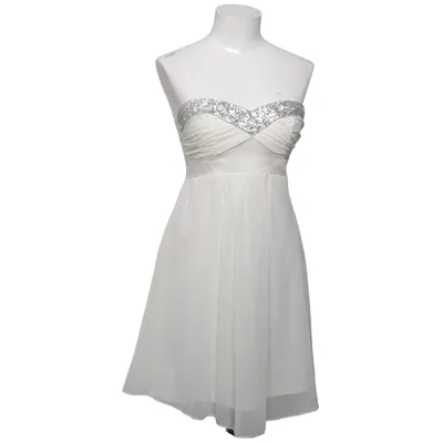 Cocktailklänning (Vit) från Elise Ryan Bomull, Elastan, Polyester