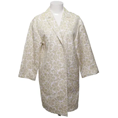 Manteau (Beige, Blanc) de White Label Coton, Polyester