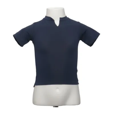 T-shirt (Blue, Gray) from Petit Crabe Elastane, Polyamide