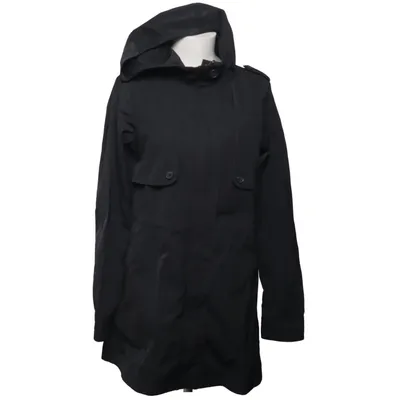 Regnfrakke (Grå) fra Elvine Bomuld, Polyester