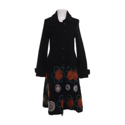 Frakke (Sort, Flerfarvet) fra Desigual Polyester, Uld, Viscose