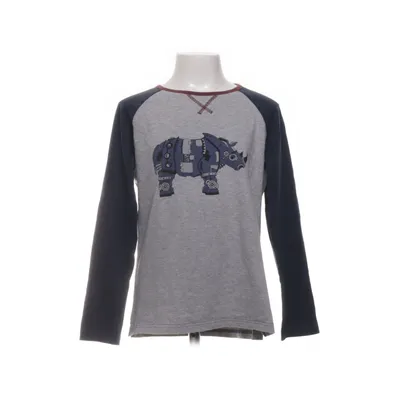 Lange mouwen shirt (Grijs, Blauw, Meerkleurig) van House of Lola Katoen, Elastaan