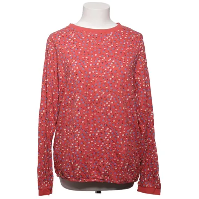 Långärmad t-shirt (Röd, Flerfärgad) från Gina Bomull, Viskos