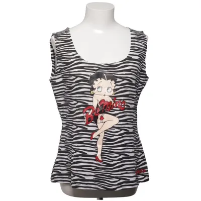 Linne (Svart, Vit) från Betty Boop Bomull, Elastan