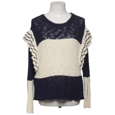 Trui (Blauw, Beige) van Mango Casual Katoen, Polyamide