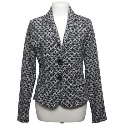 Kavaj (Svart, Vit) från Elvira Bomull, Polyester