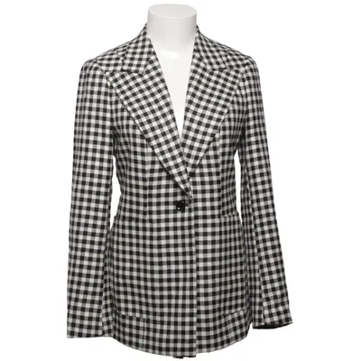 Kavaj (Svart, Vit) från SuiStudio Kupro, Elastan, Linne, Polyester, Silke, Ull