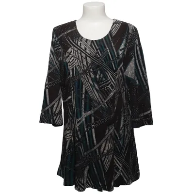 Tunika (Brun, Blå, Vit) från Modelia Elastan, Polyester, Viskos