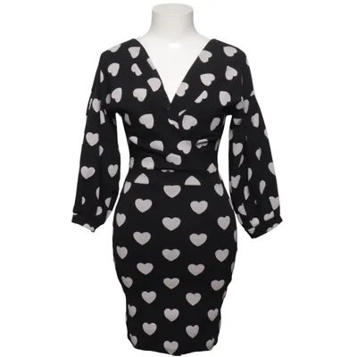 Klänning (Svart, Vit) från Misspap Elastan, Polyester