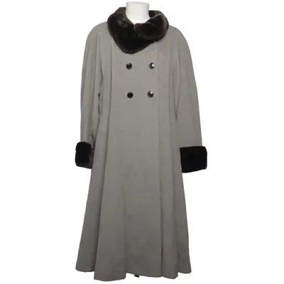 Coat (Gray, Brown) from Jobis Angora, Wool