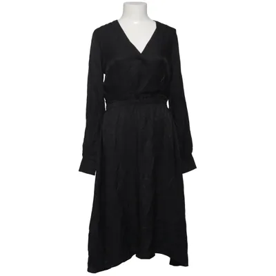 Dress (Black) from Set Polyester, Silk, Viscose