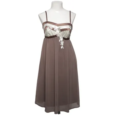 Kleid (Braun, Weiß) von Bonprix Elasthan, Polyester