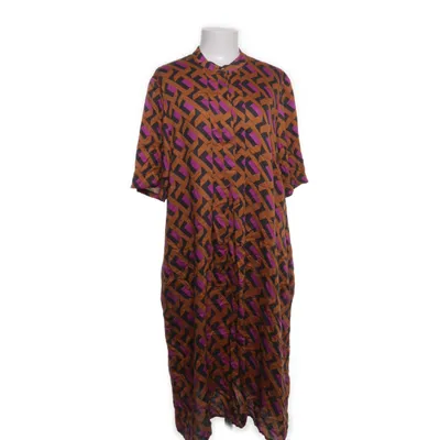 Dress (Brown, Multicolored) from Va Bene Viscose