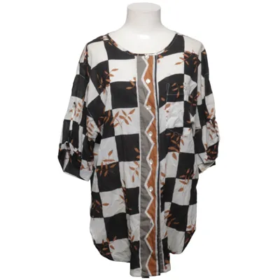 Korte mouwen shirt (Zwart, Wit, Bruin) van Gudrun Sjödén Katoen