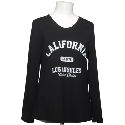 Long sleeve T-shirt (Black) from Contact Elastane, Polyester, Viscose