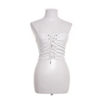 Crop top (Vit) från Fashion Nova Polyester, Polyuretan