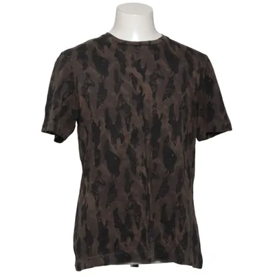 T-shirt (Brown, Black) from Visual Clothing Project Cotton