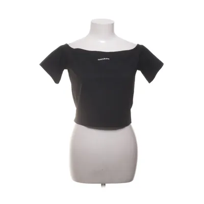Crop top (Noir) de Calvin Klein Jeans Élasthane, Polyester, Viscose