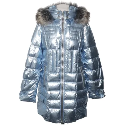 Dunkappa (Blå) från Sportalm Dun, Fjädrar, Rävpäls, Polyamid, Polyester