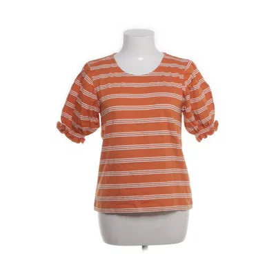 Top (Oranje, Wit) van The Tiny Big Sister Katoen