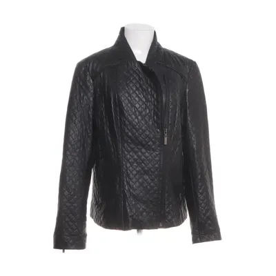 Läderjacka (Svart) från Anne Klein Polyester, Skinn
