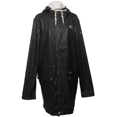 Manteau imperméable (Noir) de Schmuddelwedda Coton, Polyester, Polyuréthane