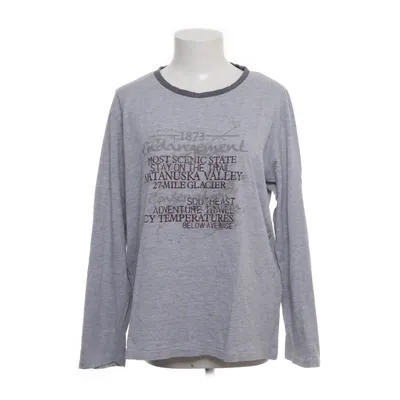 Long sleeve T-shirt (Gray) from Enrico Mori