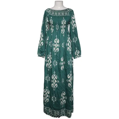 Maxi dress (Green, White) from Classic Fashion Collection Cotton, Viscose