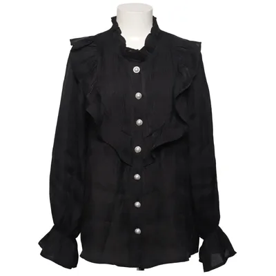 Blouse (Black) from Lollys Laundry Polyester, Tencel