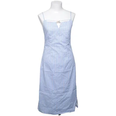 Dress (Blue, White) from MOTF Cotton, Elastane, Polyamide, Polyester